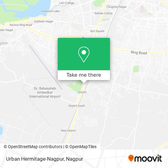 Urban Hermitage-Nagpur map