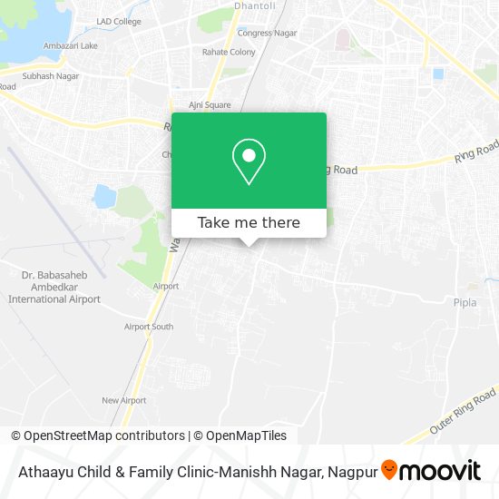 Athaayu Child & Family Clinic-Manishh Nagar map