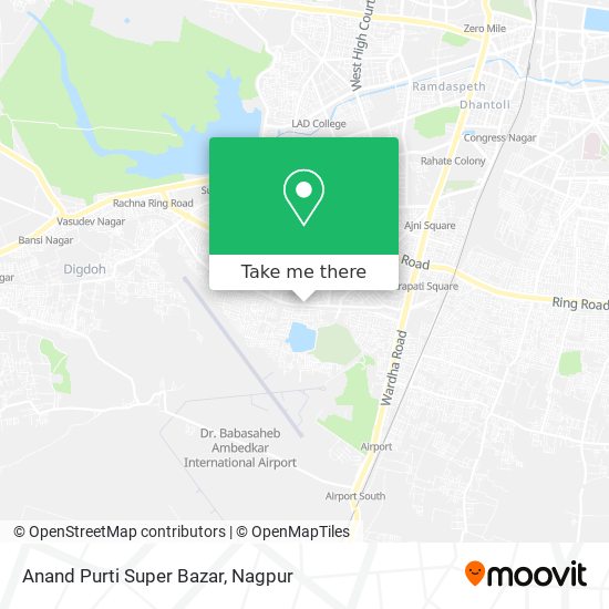 Anand Purti Super Bazar map