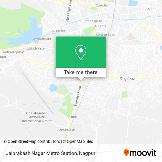 Jaiprakash Nagar Metro Station map