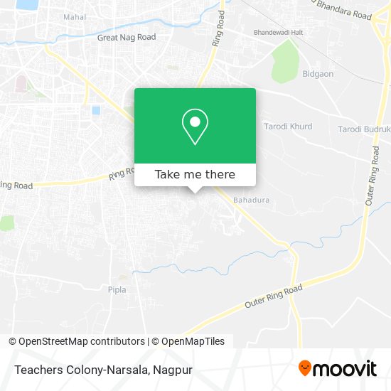 Teachers Colony-Narsala map