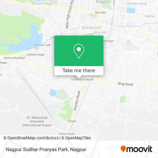 Nagpur Sudhar Pranyas Park map