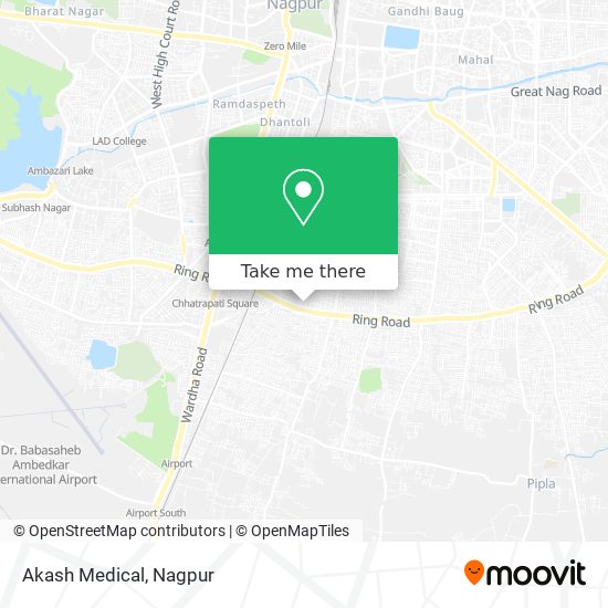 Akash Medical map