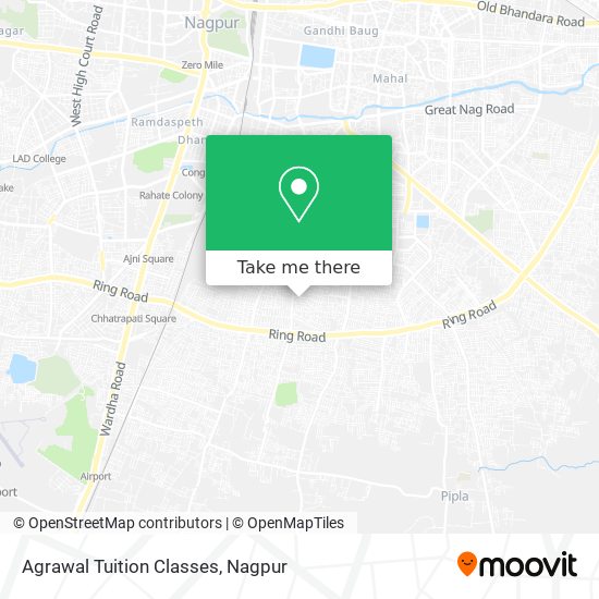 Agrawal Tuition Classes map