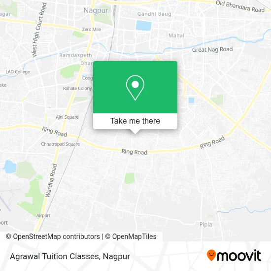 Agrawal Tuition Classes map