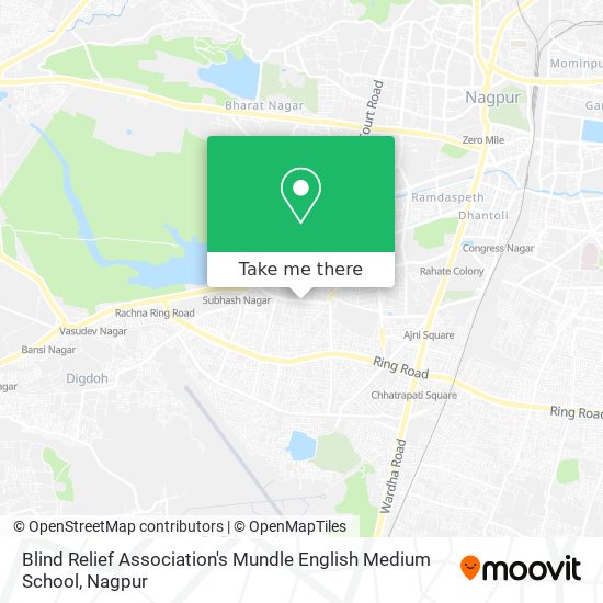 Blind Relief Association's Mundle English Medium School map