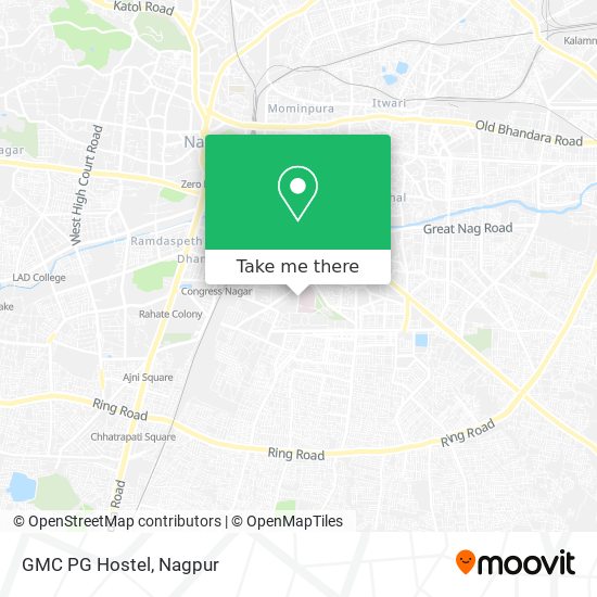 GMC PG Hostel map