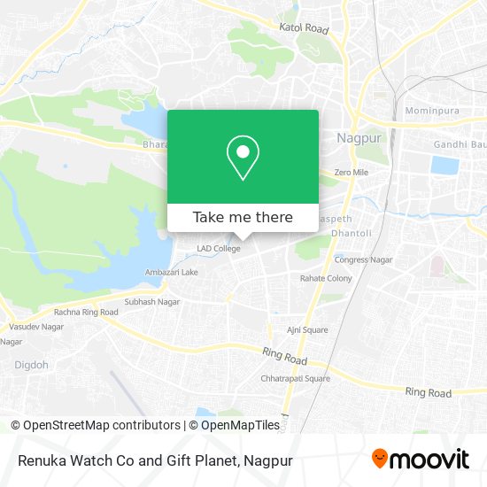 Renuka Watch Co and Gift Planet map
