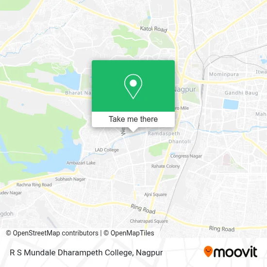 R S Mundale Dharampeth College map