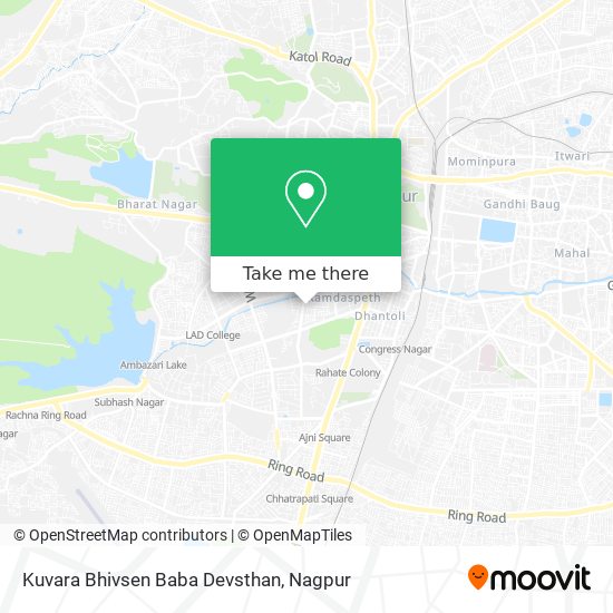 Kuvara Bhivsen Baba Devsthan map