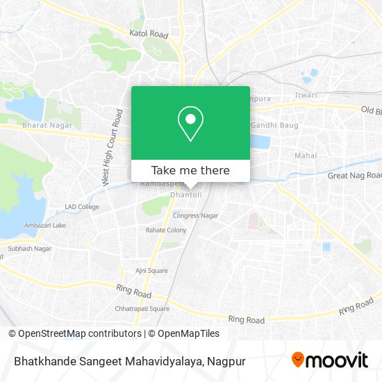Bhatkhande Sangeet Mahavidyalaya map