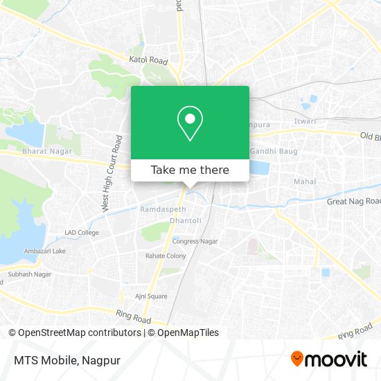 MTS Mobile map