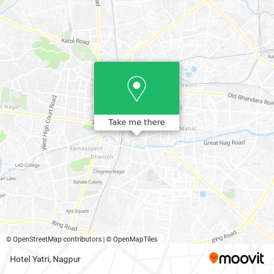 Hotel Yatri map