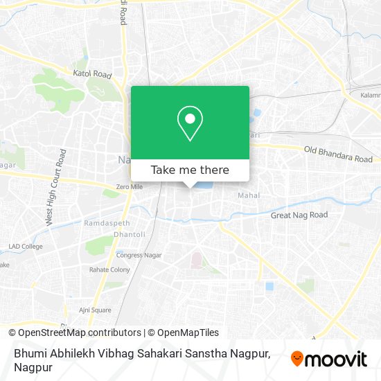 Bhumi Abhilekh Vibhag Sahakari Sanstha Nagpur map