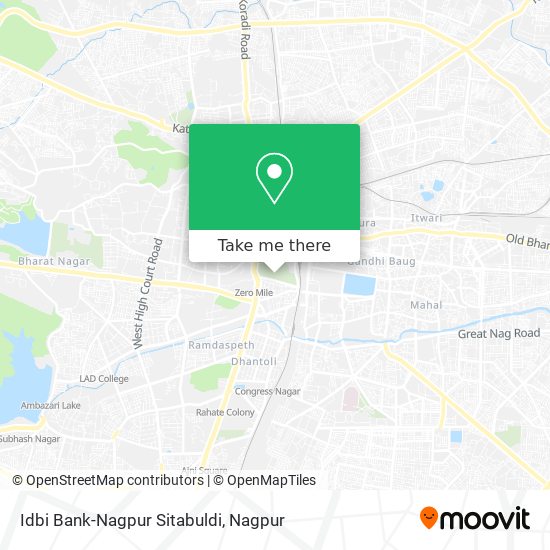 Idbi Bank-Nagpur Sitabuldi map