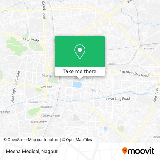 Meena Medical map