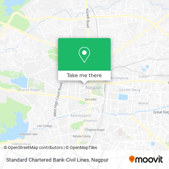 Standard Chartered Bank-Civil Lines map
