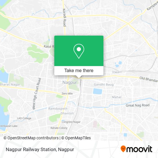 Nagpur Railway Station map