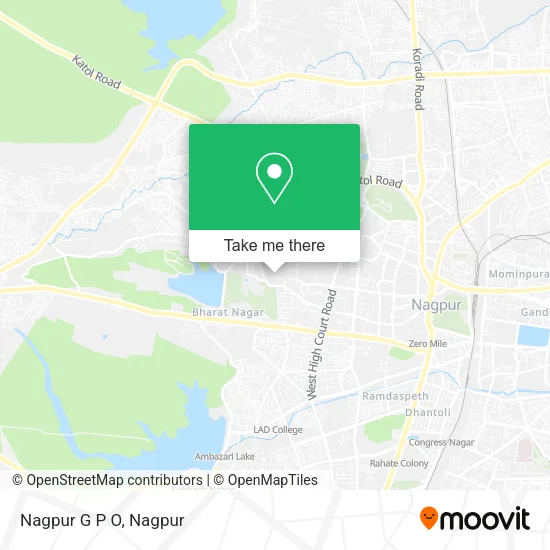 Nagpur G P O map