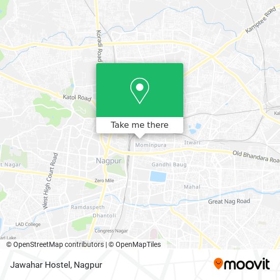 Jawahar Hostel map