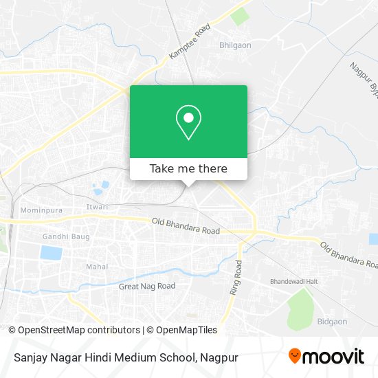 Sanjay Nagar Hindi Medium School map