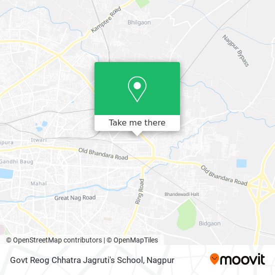 Govt Reog Chhatra Jagruti's School map