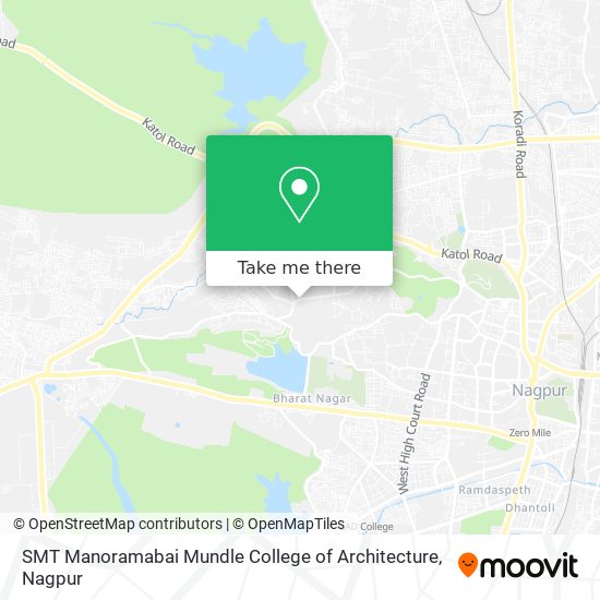 SMT Manoramabai Mundle College of Architecture map