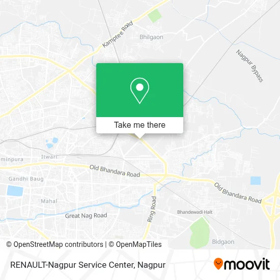 RENAULT-Nagpur Service map