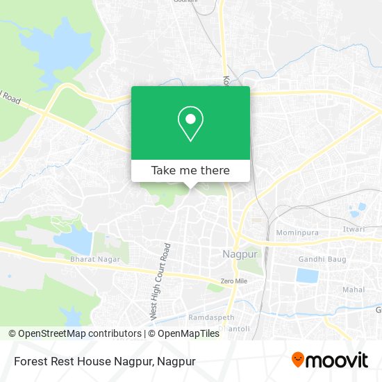 Forest Rest House Nagpur map