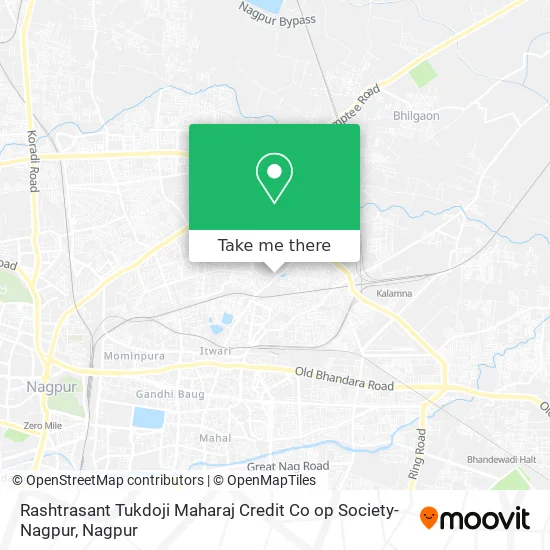 Rashtrasant Tukdoji Maharaj Credit Co op Society-Nagpur map
