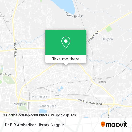 Dr B R Ambedkar Library map