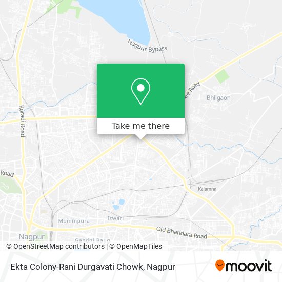Ekta Colony-Rani Durgavati Chowk map