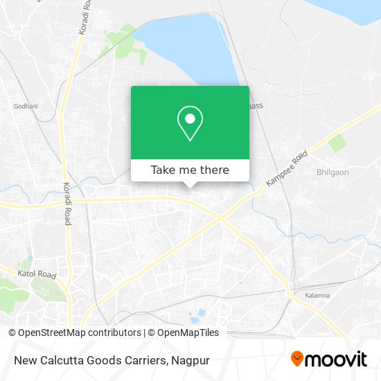 New Calcutta Goods Carriers map