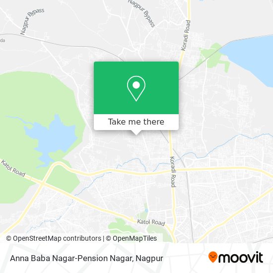 Anna Baba Nagar-Pension Nagar map