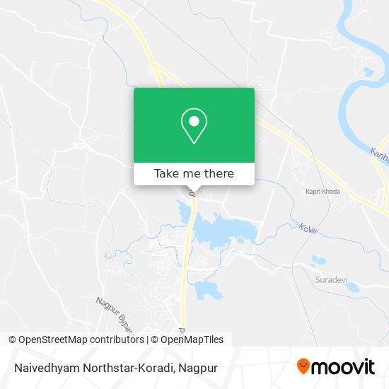 Naivedhyam Northstar-Koradi map
