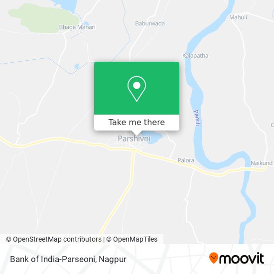 Bank of India-Parseoni map