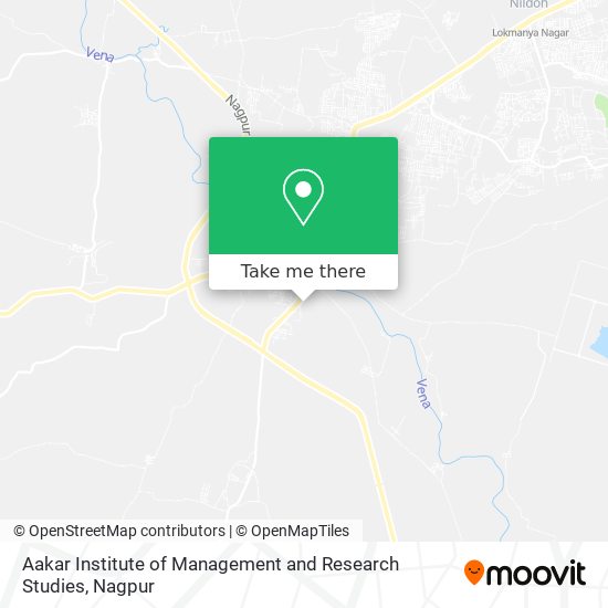 Aakar Institute of Management and Research Studies map