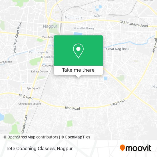 Tete Coaching Classes map