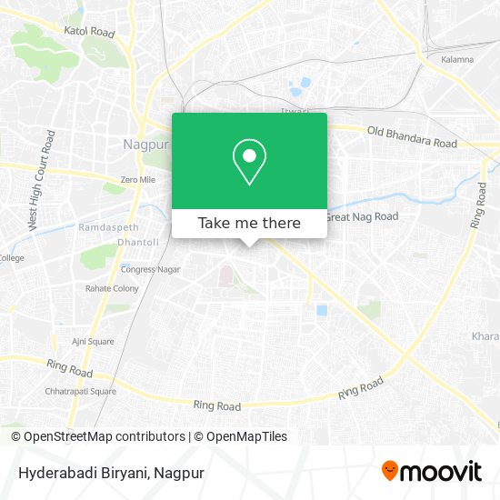 Hyderabadi Biryani map