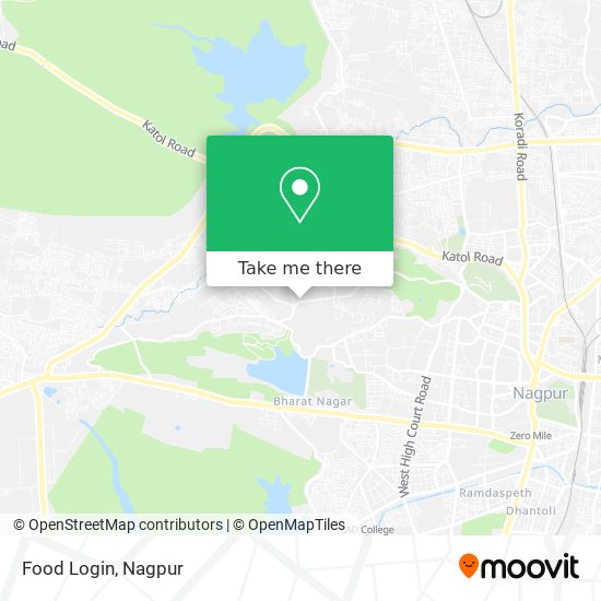 Food Login map