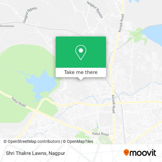 Shri Thakre Lawns map