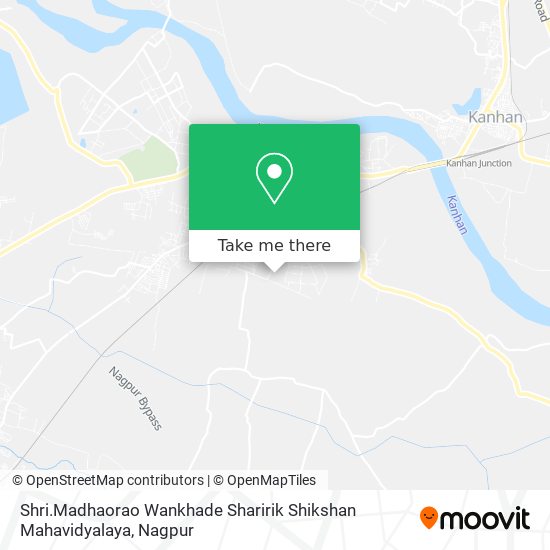 Shri.Madhaorao Wankhade Sharirik Shikshan Mahavidyalaya map