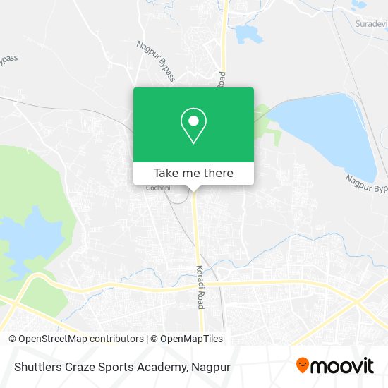 Shuttlers Craze Sports Academy map
