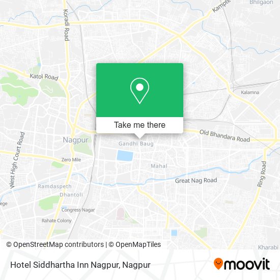 Hotel Siddhartha Inn Nagpur map