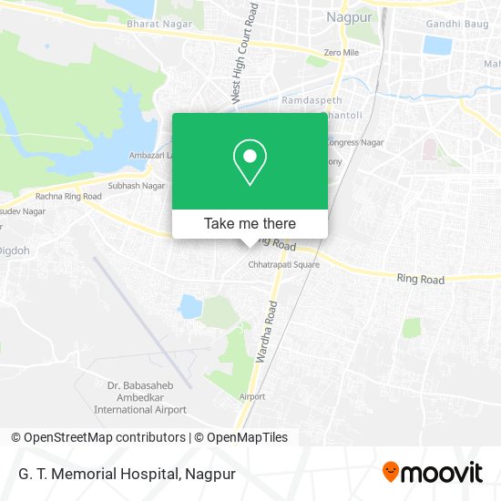 G. T. Memorial Hospital map