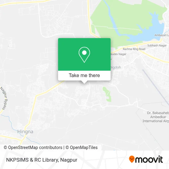 NKPSIMS & RC Library map