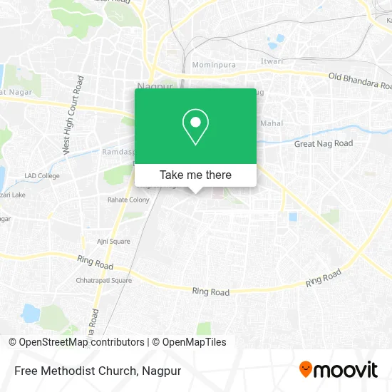 Free Methodist Church map