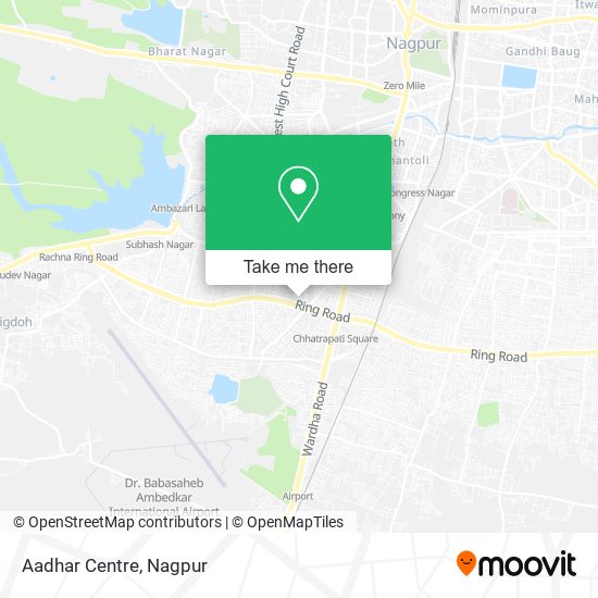 Aadhar Centre map