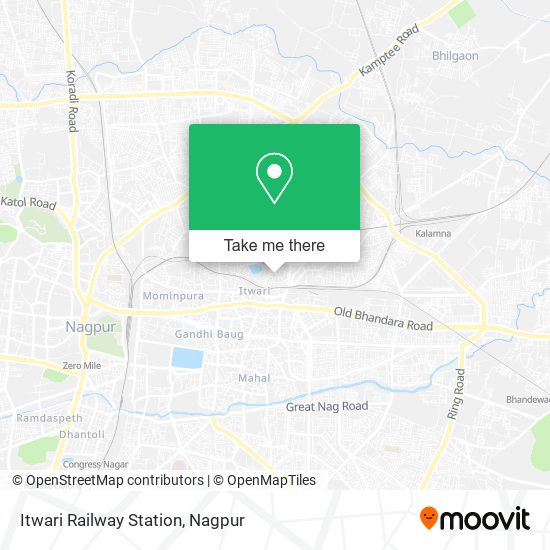 Itwari Railway Station map