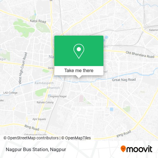 Nagpur Bus Station map